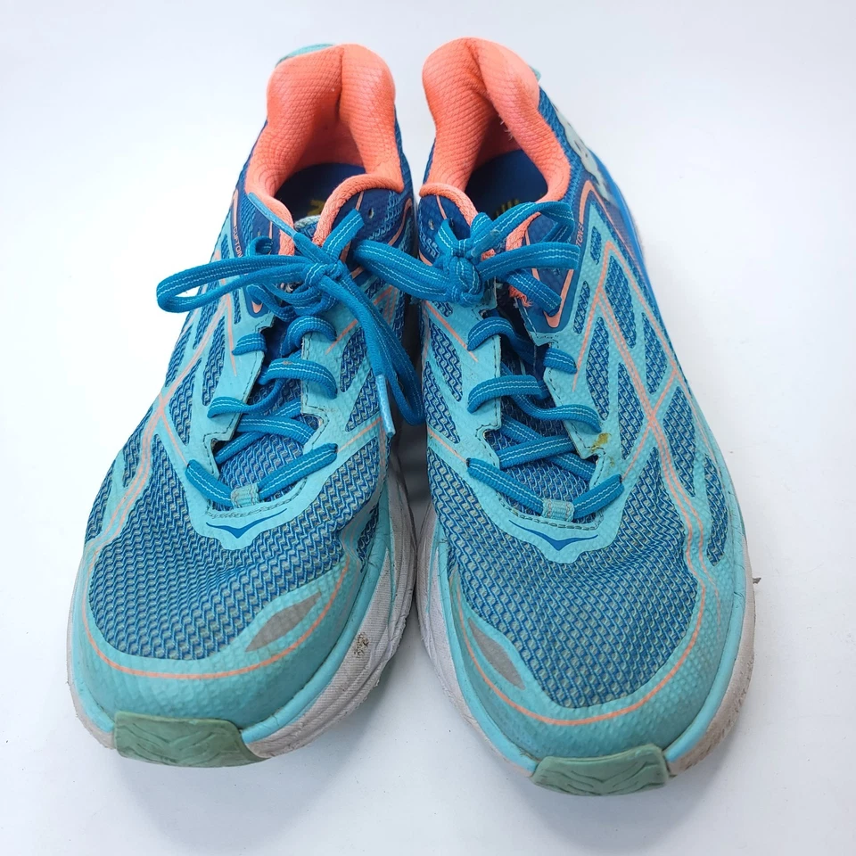 HOKA One One Womens Clifton 3 Blue Running Shoes F27217B Size 9 - Image 2 of 4