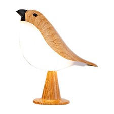 Petite Lampe de Bureau en Forme D'Oiseau, Lampe de Table Sans Fil Rechargea7775