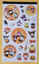 Hello Kitty And Friends Halloween Sticker Sheet