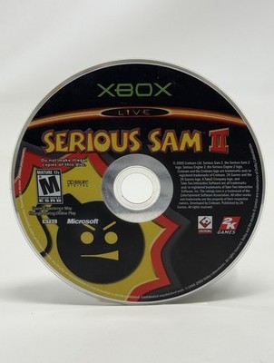 Serious Sam II 2 Microsoft Original Xbox Pristine Disc Only Authentic Tested