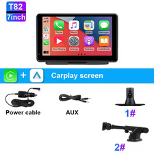 Wireless CarPlay Screen for Car  Android Auto Head Unit - Touchscreen 7 Inch