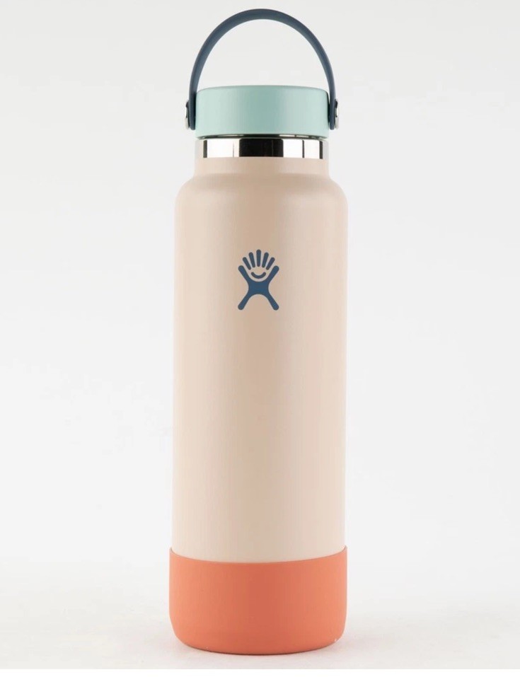 HYDRO FLASK 40 oz Wide Mouth Special Edition Tillys Exclusive Cotton Candy Pink 