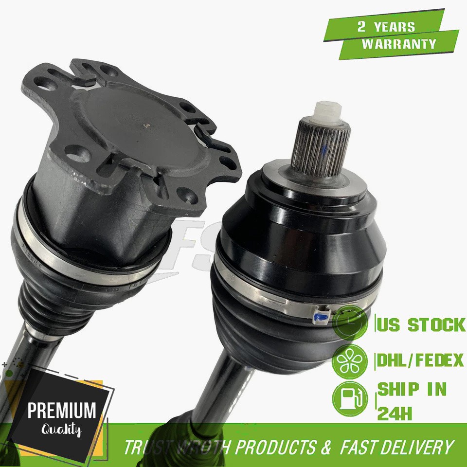 New Front CV Axle Drive Shaft Left Right Pair Bentley Continental 2003-2012