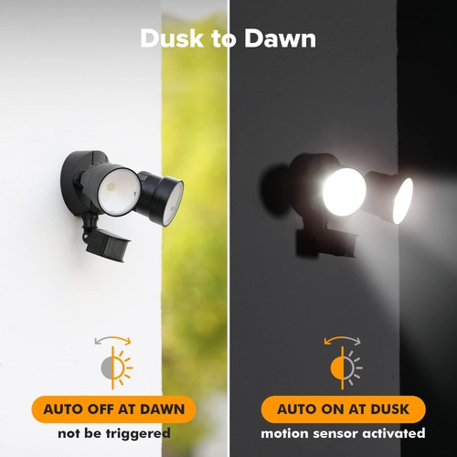 Shrimp P6221B-PIR24 2000 Lumen 18 Watt 26 LED Motion Activated Integrated Dua... - Foto 3 di 9