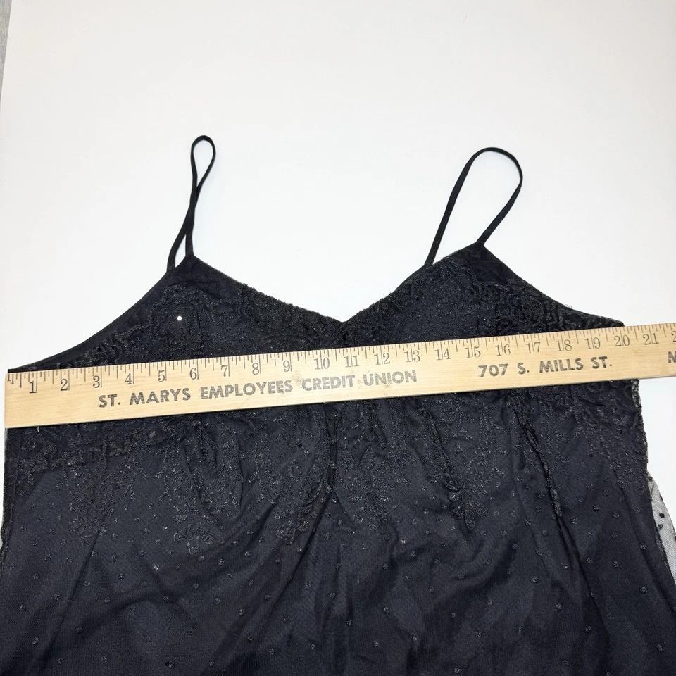 Cami asimétrica adornada negra Lane Bryant 18W Dark Fairy Grunge Whimsigoth Foto 4 de 4