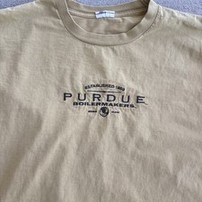 Vintage Early 90s University Of Purdue Boilermakers Mens XL ,Single Stitch Shirt