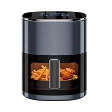 Simple Deluxe 12-in-1 Air Fryer 6.34 Qt, Digital Preset Airfryer wi... Fast Ship