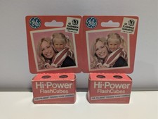 GE Hi-Power Flash Cubes Original Dealer Boxes, 2 boxes