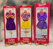 Vintage Barbie Clothes Lot 90s Mattel Fashion Favorites Pearl Beach Outfits New