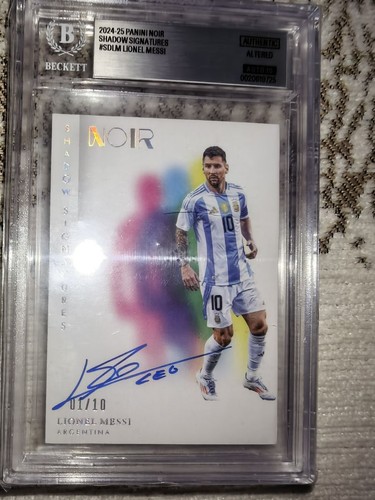 2024-25 Panini shadow signatures lionel messi #1/10