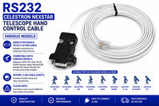 Celestron/Nexstar Remote Control Cable for Various Range Telescopes