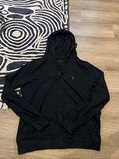 Allsaints Full Zip sweatshirt Hoodie Black Men Size XL