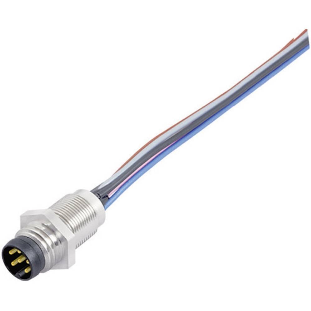 Embase mâle M8 4 pôles Binder 09-3391-00-04 connecteur châssis pour automatisme