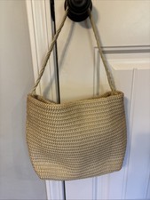 FALOR FIRENZE Luxury Designer Beige Woven Lea...