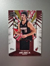 2025-26 Topps - Woven Wonders Relics Jaime Jaquez Jr. #WW-JJ (MEM)