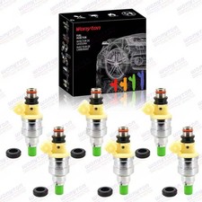 6x Oem Nikki Fuel Injector For 1989-1994 Dodge Ram Mitsubishi Sigma Montero 3.0l 6x Oem Nikki Fuel Injector For 1989-1994 Dodge Ram Mitsubishi Sigma Montero 3.0l