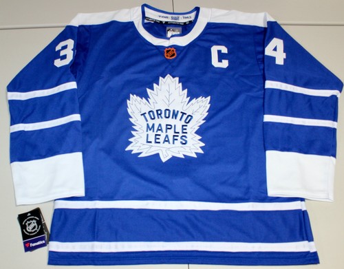 NHL Hockey Toronto Maple Leafs Auston Matthews #34 Sewn Jersey Sz: 52 Large NWT