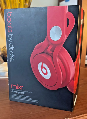 Beats by Dr. Dre Mixr David Guetta On-Ear Headphones - Red (Open Box) Not Used