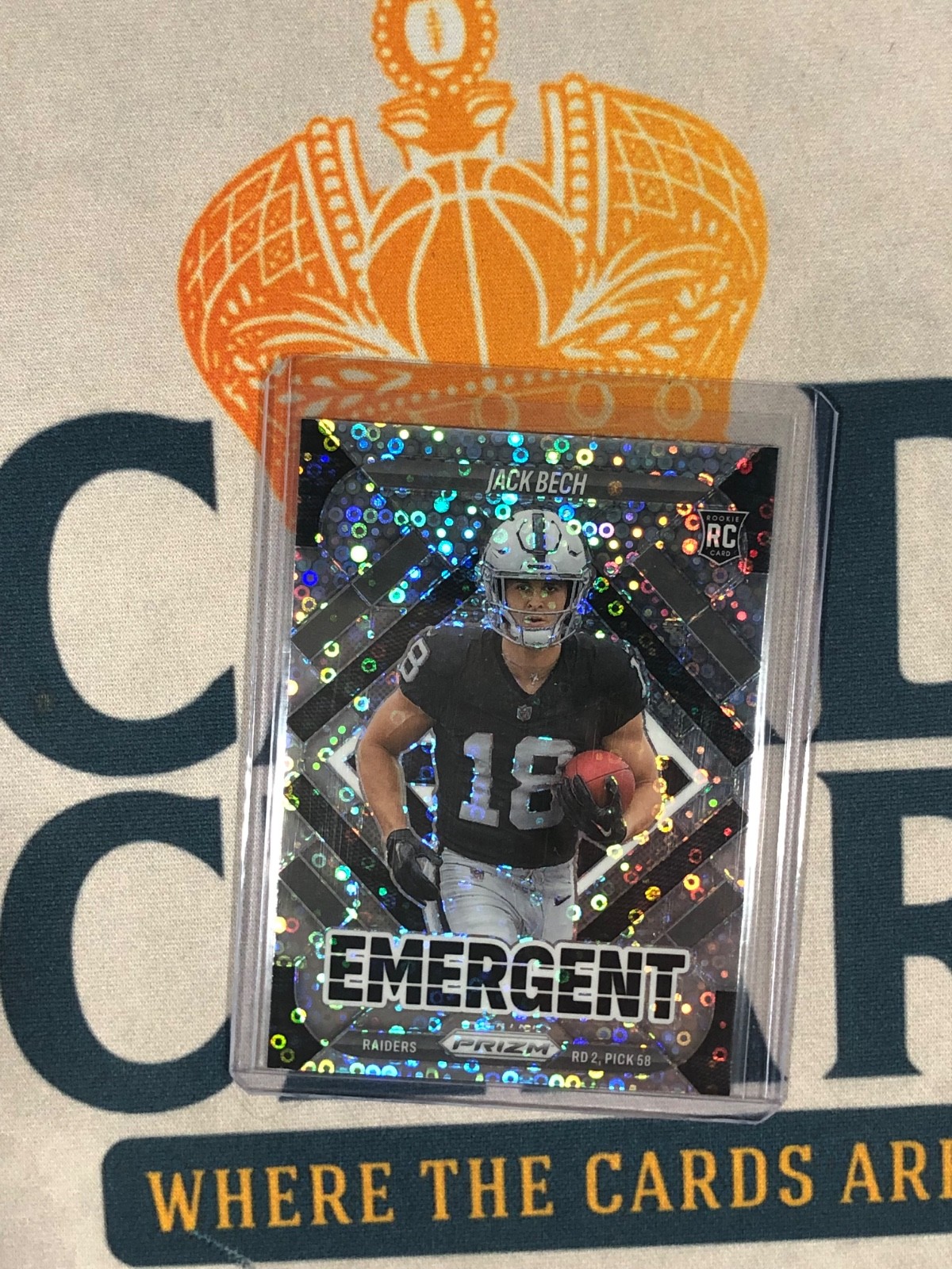 2025 Panini Prizm JACK BECH Rookie RC Emergent No Huddle Prizm