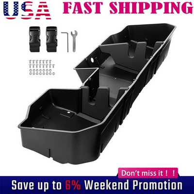 #ad #ad Black Underseat Storage Box For 20 25 Chevy Silverado Underseat Storage Ixpbclno $99.99