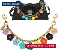 Bag Chain Charm for Handbags and Totes, Decorative Gold Purse Charm Chain and Ba