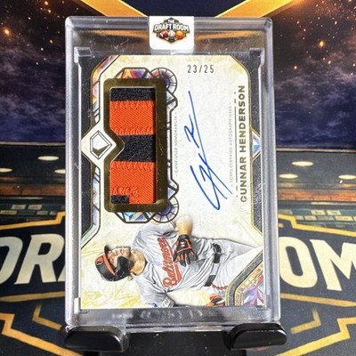 2025 Topps Diamond Icons Gunnar Henderson Auto Jumbo Patch AJP-GH /25
