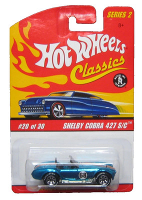 HOT WHEELS 2006 CLASSIC SERIES 2 SHELBY COBRA 427 BLUE FREE SHIPPING!