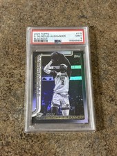2025 TOPPS BLACKOUT #115 SHAI GILGEOUS-ALEXANDER MVP PSA 9