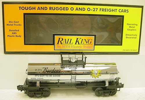 Coche cisterna MTH 30-7376 Bordens cúpula única #15046 nuevo en caja | Zustand: New