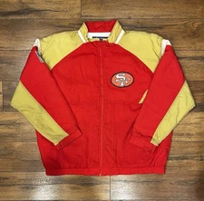 Vintage 90s San Francisco NFL Apex One Jacket Size XL Red
