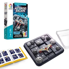 Asteroid Escape Travel Sliding Puzzle Game Featuring 60 Challenges for Ages 8...