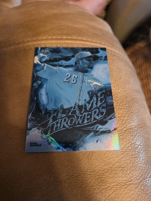 2020 Topps Fire #FT-2 Raisel Iglesias Flame Throwers Blue Chip