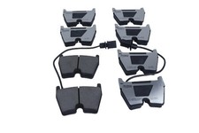 Bremsbelagsatz Scheibenbremse QUARO SILVER CERAMIC QP9363C für A5 422 R8 AUDI A4