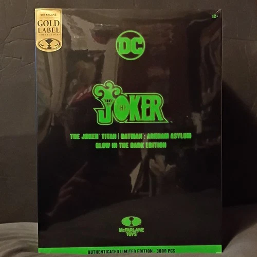 McFarlane Toys Gold Label Joker Titan DC Glow in the Dark Figure Limited 3000