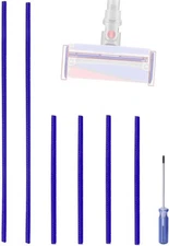 6 Pcs Plush Strips Replacement Kit for V11 V10 V8 V7 V6 Soft Roller Cleaner