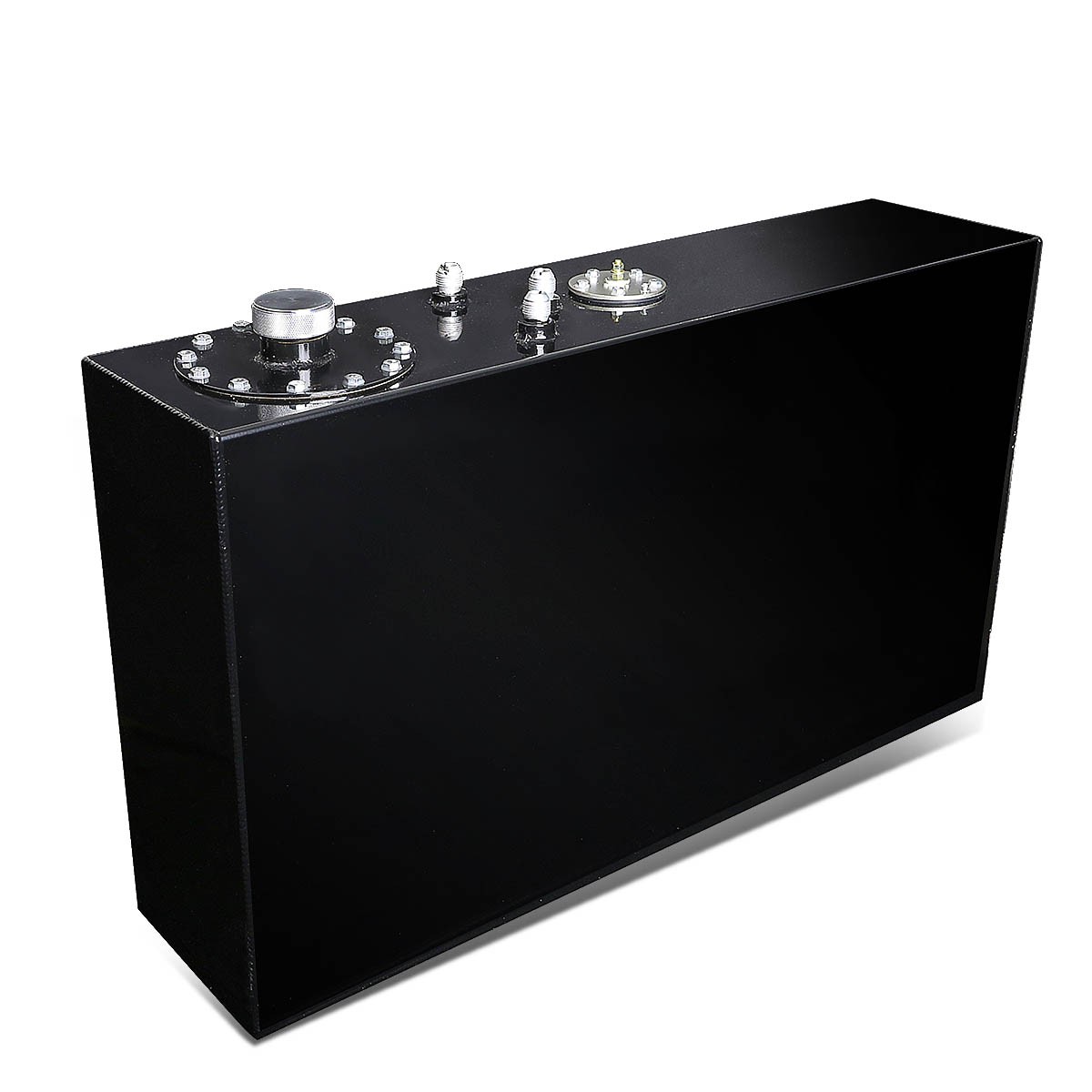 17GALLON/64L SLIM ALUMINUM RACE/DRIFT FUEL CELL GAS TANK W/TOP-FEED LEVEL SENDER