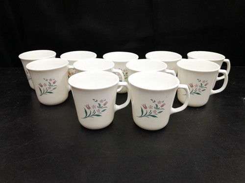 11 Corning Corelle Rose Marie Coffee/Tea Mugs