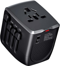 International Travel Adapter Voltage Converter to Step down 230V to 120V for Hai