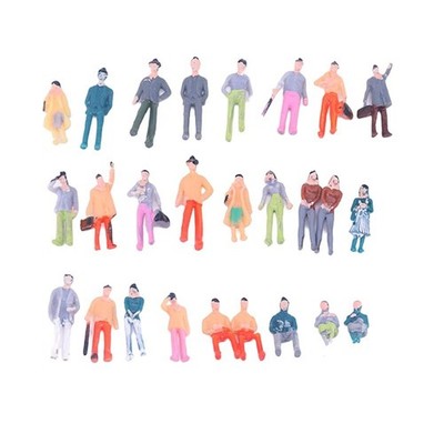 Diverse Designs in This Complete Set of 100 Colorful Figurines Available