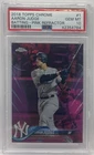 2018 Topps Chrome Aaron Judge #1 Pink Refractor PSA 10 GEM MINT Yankees 🗽