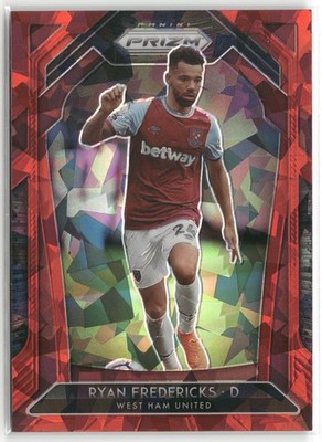2020-21 Panini Prizm Premier League #184 Ryan Fredericks Red Ice Prizm