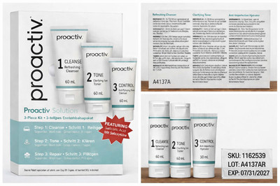Proactiv Solution 3 Step Acne Treatment | 30 Day Kit | Cleanser Toner Hydrator