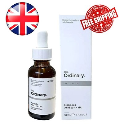 BRANDNEU The Ordinary Mandelic Acid 10% + HA 30ml UK VERKÄUFER KOSTENLOSER VERSAND