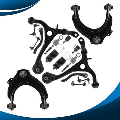 Front Rear Control Arms Sway Bars Tie Rods for 2003-2007 Honda Accord Acura TSX