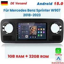 F&uuml;r Mercedes-Benz Sprinter B907 2018-2023 Carplay Android15.0 Autoradio GPS Navi