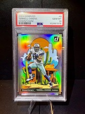 2024 Donruss Terrell Owens Downtown! #8 PSA GEM MINT 10