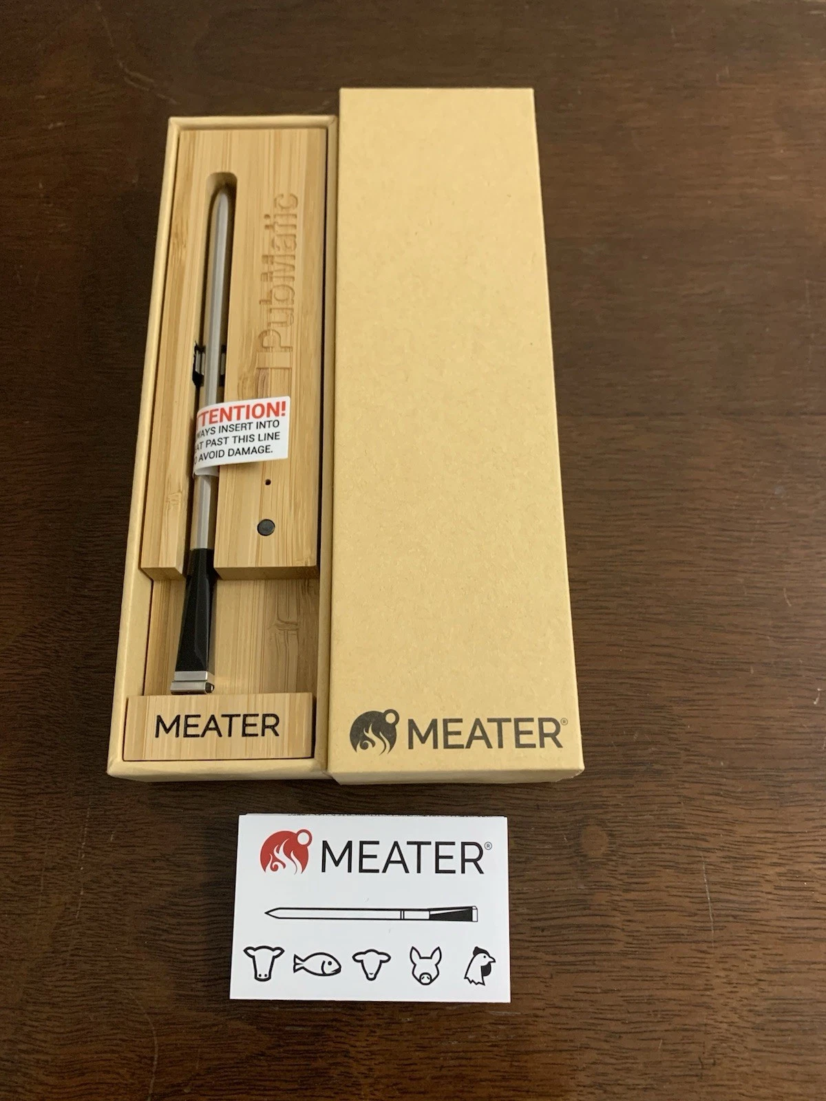 Meater Smart Meat Thermometer Wireless, Grill-Safe, Oven-Ready