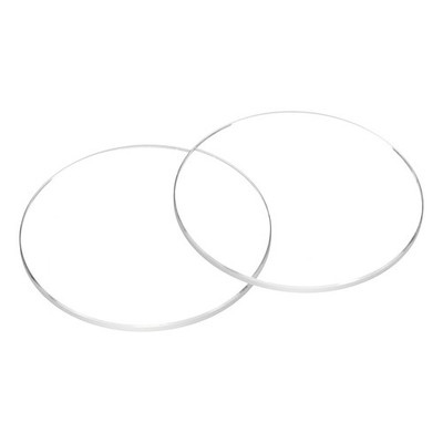 2x Uhrglas 31x1,2mm für Watch Crystal mit Facettenrand