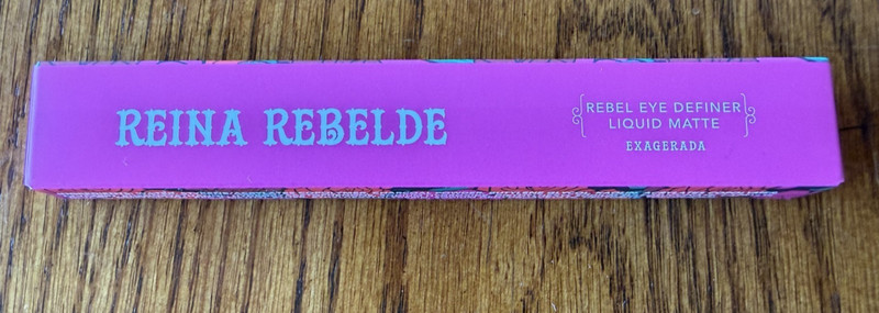 Reina Rebelde Rebel Eye Definer Liquid Matte Eyeliner Black Exagerada NIB