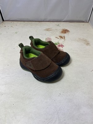 Jambu Condor Brown Faux Suede Hook and Loop Sneakers Little Kids Size 4 M